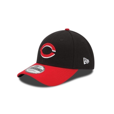 Black Cincinnati Reds Hat - New Era MLB The League 9FORTY Adjustable Caps USA1780295